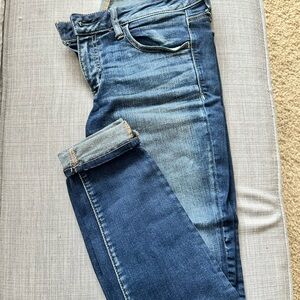 American Eagle Outfitters Dark Blue Skinny Jeans
